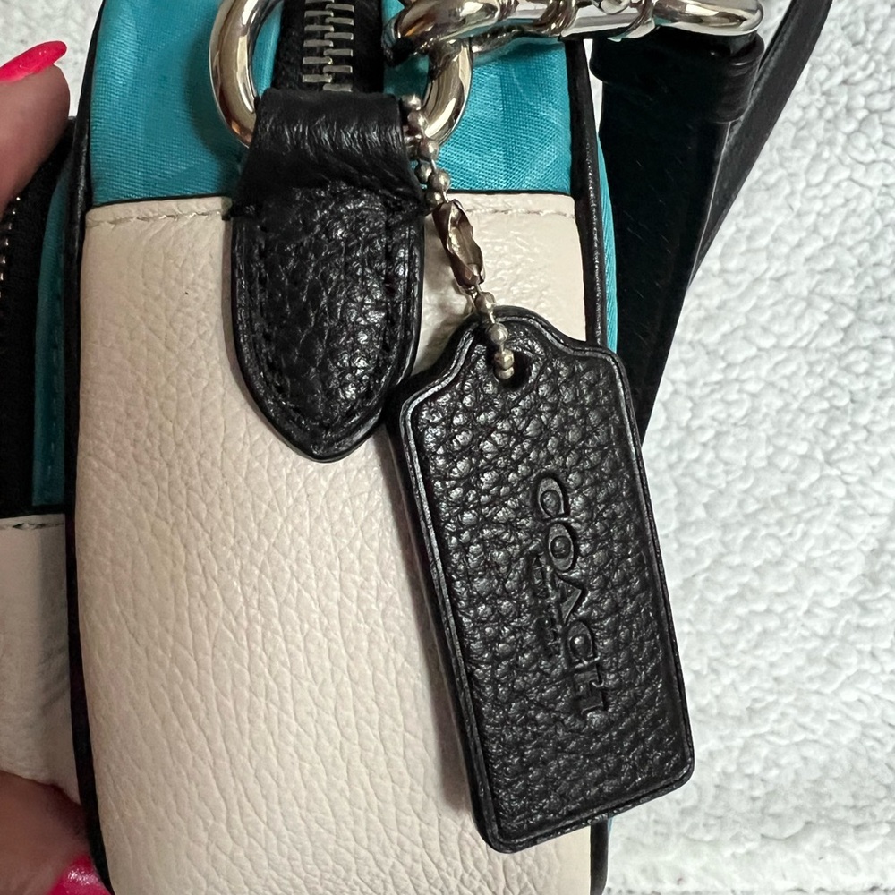 NEW 🚨💖COACH Jamie Camera Bag Aqua Pink Lemonade NEW WITH TAGS🔥🚨 (Reg.$298) - Picture 16 of 16
